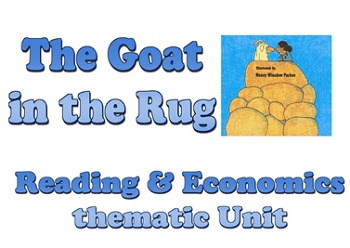 Preview of Power Point: The Goat in the Rug thematic unit