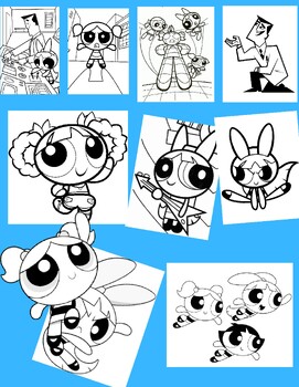 The Powerpuff Girls Coloring Book: +100 Pages High Quality