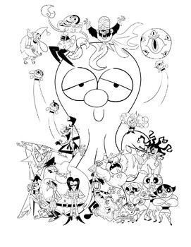 The Powerpuff Girls Coloring Book: +100 Pages High Quality