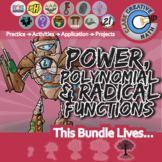 Power, Polynomial & Radical Functions Unit Bundle - Distan