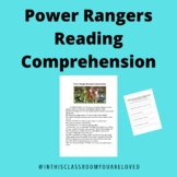 Power Rangers Reading Comprehension