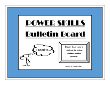 Preview of Power Skills Bulletin Board