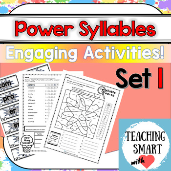 Preview of Read and Spell Multisyllabic Words with Power Syllables - Set 1