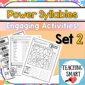 Preview of Read and Spell Multisyllabic Words with Power Syllables - Set 2
