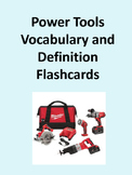 Power Tools Picture, Vocabulary, and Definition Flashcards