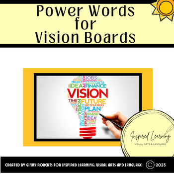Preview of Power Words for Vision Boards
