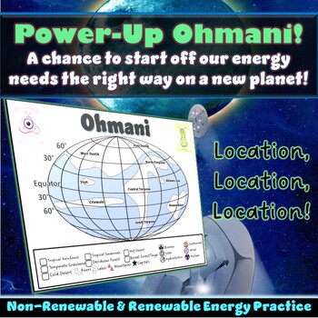 Preview of Renewable Energy Resources Inquiry-Based Activity! Let's Power-up a New Planet!