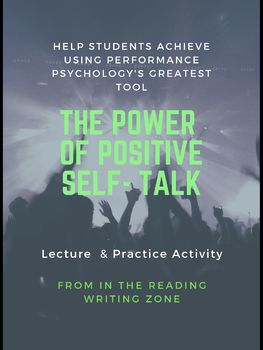 Preview of Power of Positive Self-Talk: Lecture & Practice Activity