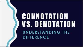 Preview of Introduction to Connotation and Denotation