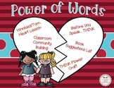 Power of Words: Wrinkled Heart Torn Heart Lesson and THINK