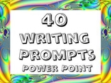 Power point: 40 writing prompts and exercises