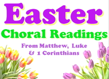 Preview of Power point: Easter Choral Reading  1