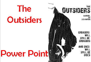 Preview of Power point: The Outsiders novel study
