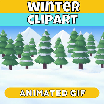 Preview of Power point Winter Clipart Street Animated Images (Gifs)