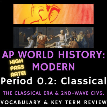 Preview of PowerPoint AP World History Modern - Complete Period 0.2 Vocabulary Review Pres.