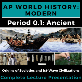 Preview of PowerPoint AP World History Modern: Period 0.1 -- Complete Lecture Presentation