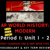 PowerPoint AP World History Modern - Period 1: Unit 1-Unit 2 Review Presentation
