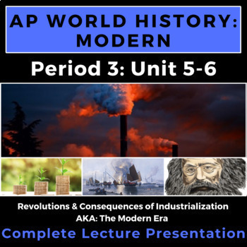 Preview of PowerPoint AP World History Modern -- Period 3: Unit 5-6 Complete Presentation
