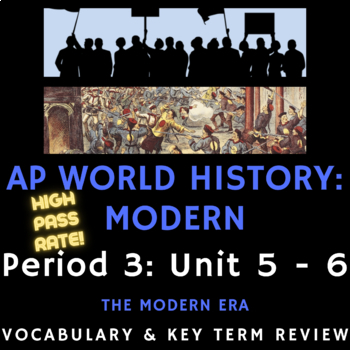 Preview of PowerPoint AP World History Modern - Period 3: Unit 5-Unit 6 Review Presentation