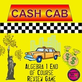 PowerPoint Algebra 1 End of Course Cash Cab review game