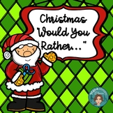 PowerPoint Christmas Themed - "Would You Rather" slideshow
