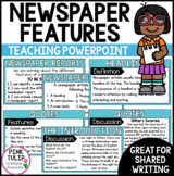 Features of a Newspaper Report PowerPoint - Guided Teaching