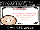 PowerPoint EngageNY Eureka Kindergarten Math Module 1 All 