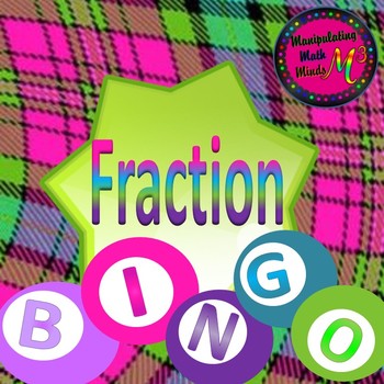 Preview of PowerPoint Fraction Bingo Game 5 - 9 grade