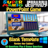 Super Mario & Jeopardy PowerPoint Game Bundle - 2 Customiz