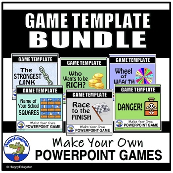 Preview of PowerPoint Game Templates - Quiz Show BUNDLE