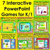 PowerPoint Games Bundle Interactive Digital Back to School
