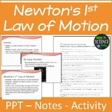 PowerPoint Introduction to Forces, Inertia and Newton's 1st Law