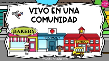 Preview of PowerPoint Lesson: Mi comunidad 1