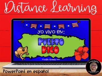 Preview of PowerPoint Lesson: Yo vivo en Puerto Rico