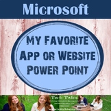 PowerPoint - My Favorite Website or App Project