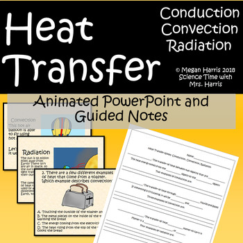 Preview of ANIMATED PowerPoint/Notes- Heat Transfer (Conduction, Convection, Radiation)