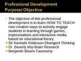 PowerPoint PD on Developing Creative Curriculum based on Research