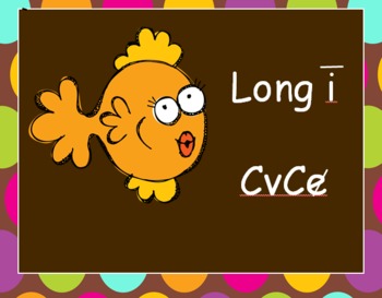 Preview of PowerPoint Phonics Drill Long i (CVCe)