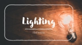 PowerPoint Presentation: A Brief Intro to Lighting for Pho