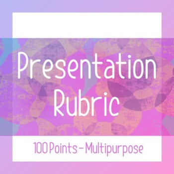 Preview of PowerPoint Presentation Rubric