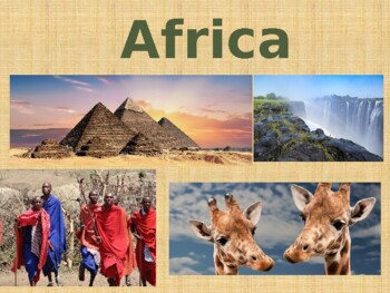 Preview of PowerPoint Presentation Series - Africa