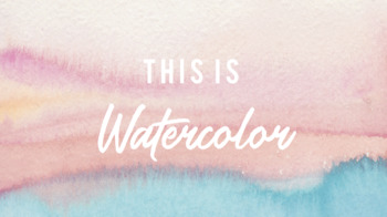 Preview of PowerPoint Presentation - Watercolor - Fully Customizable