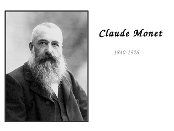 Preview of PowerPoint Presentation on Claude Monet
