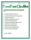 PowerPoint Project Grading Checklist