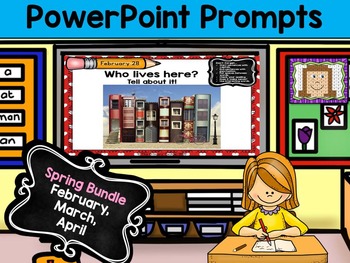 Preview of PowerPoint Prompts - Spring Bundle