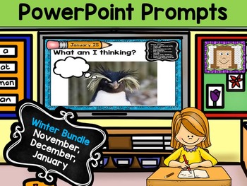 Preview of PowerPoint Prompts - Winter Bundle