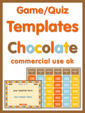 PowerPoint Game Templates Chocolate style  Commercial Use OK