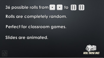 Dice Roller (PowerPoint) by Handy Teaching Tools | TPT
