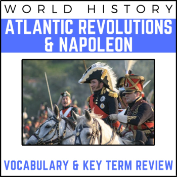 Preview of PowerPoint: Revolutions & Napoleonic Empire: World History Review Presentation