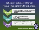 PowerPoint: Teaching Students the Concepts of  Political, 